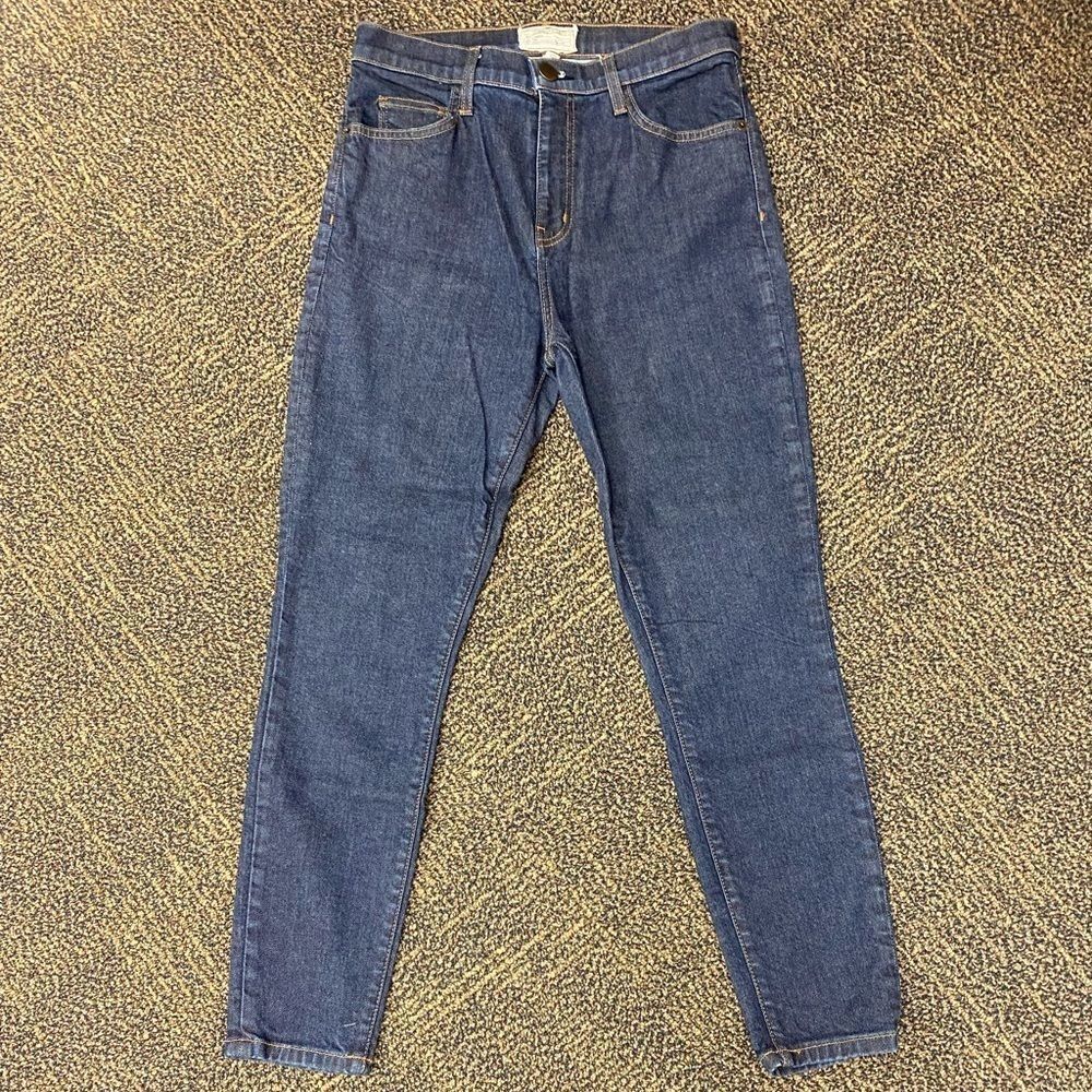 CURRENT Elliot retro look medium wash high waist mom jeans